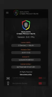 Cyber Privacy Suite android App screenshot 0